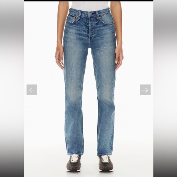 Aritzia Denim - Denim Forum Arlo High Rise Straight Size 27